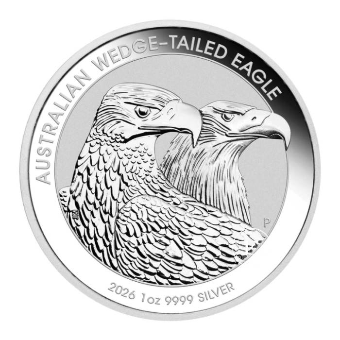 1 oz (31.10 g) sidabrinė moneta Australijos Pleištauodegis erelis, Australija 2026