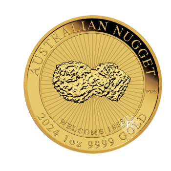 1 oz (31.10 g) auksinė moneta Australijos aukso grynuolis - Welcome, Australija 2024
