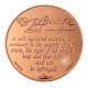 1 oz copper round We The People Will Protect our 2nd Amendment, USA (random year)