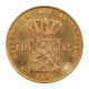 10 Guilders (6.05 g) gold coin Willem III, Netherlands (random year)