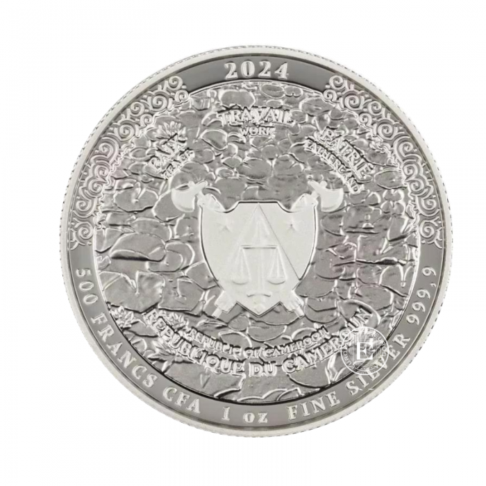 1 oz (31.10 g) pièce d'argent The Witcher - The Sword of Destiny, Cameroun 2024
