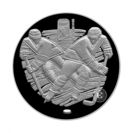 20 roubles (33.63 g) pièce PROOF d'argent 2014 Ice Hockey World Championship - Chizhovka Arena, Biélorussie 2013