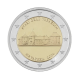 2 Euro pièce sur la carte Varazdin, Croatie 2024