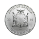 1 oz (31.10 g) sidabrinė moneta Afrikos laukinė gamta - Dramblys, Zambija 2001