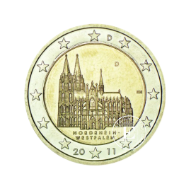 2 Eur moneta Katedra w Kolonii - D, Niemcy 2011