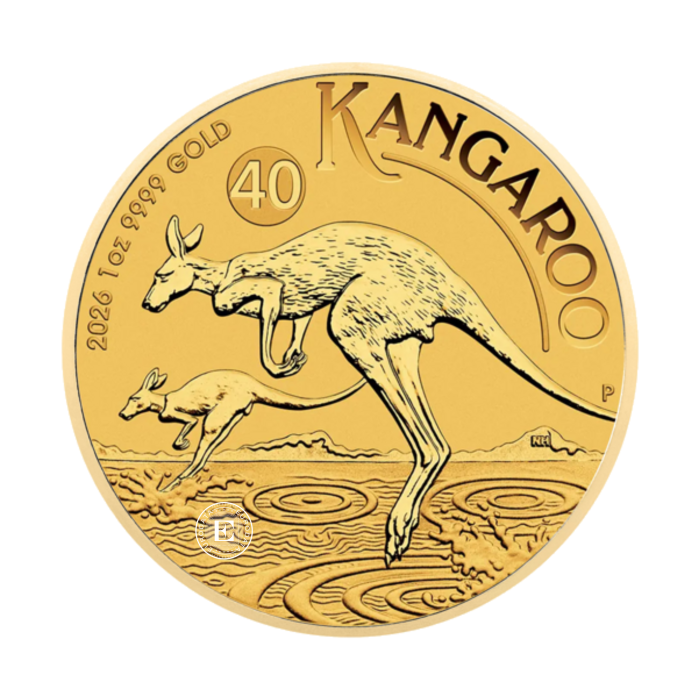 Moneta Inwestycyjna Australijski Kangur 2026 1 oz Złota 999.9