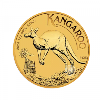 1 oz (31.10 g) złota moneta Kangaroo, Australia 2024