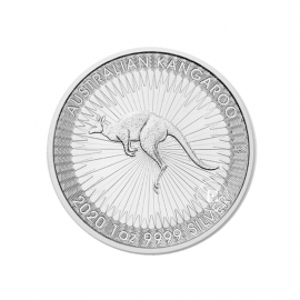 1 oz (31.10 g) srebrna moneta Kangaroo, Australia 2020