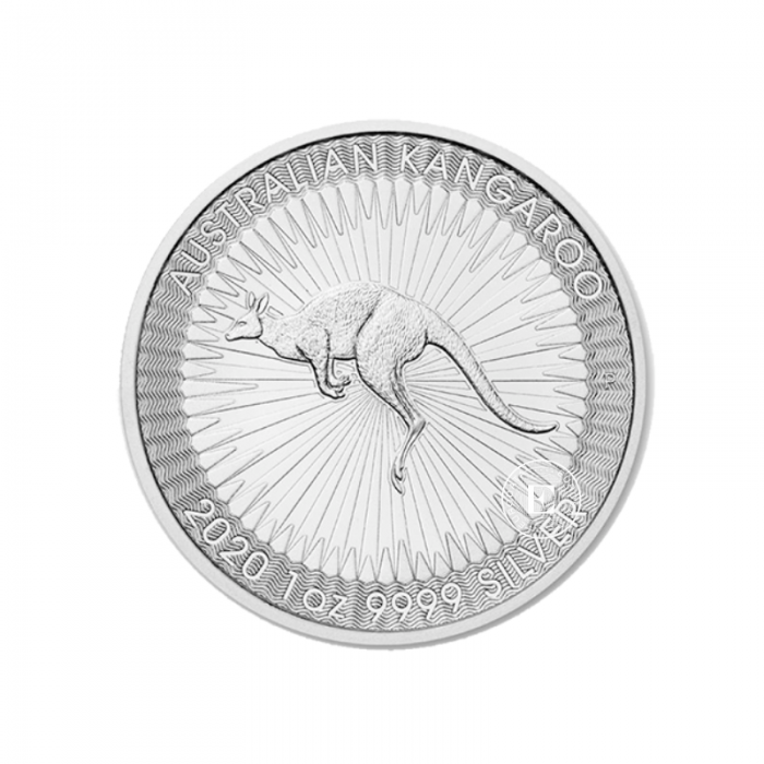 1 oz (31.10 g) sidabrinė moneta Kengūra, Australija 2020