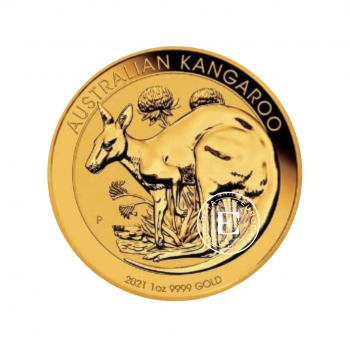 1 oz (31.10 g) auksinė moneta Kengūra, Australija (mix metai)