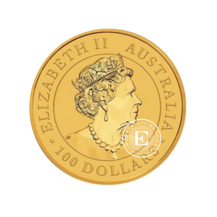 1 oz (31.10 g) auksinė moneta Kengūra, Australija (atsitiktiniai metai)