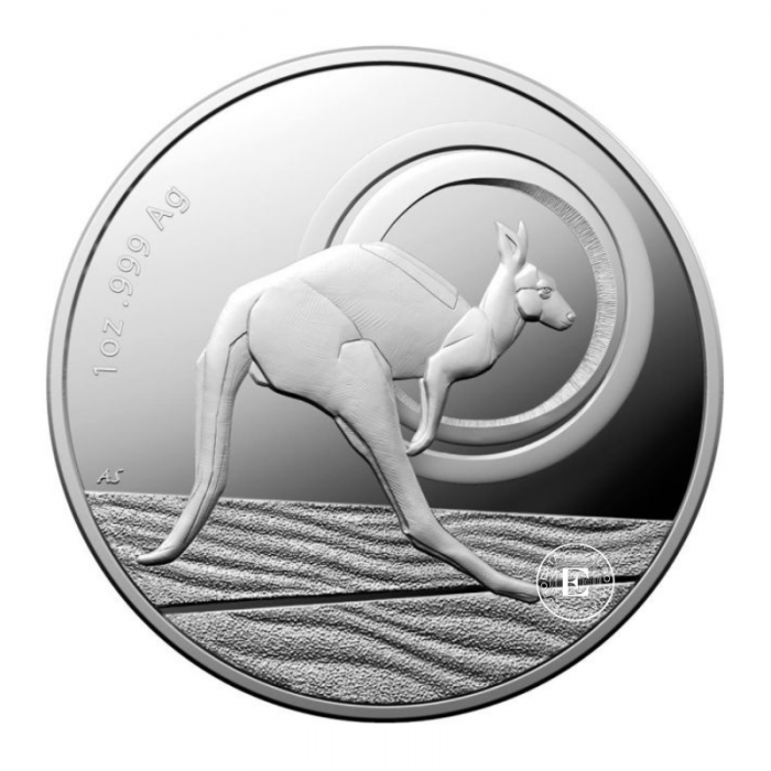 1 oz (31.10 g) Silbermünze PROOF Kangaroo - Majesty of the Outback - RAM, Australien 2021