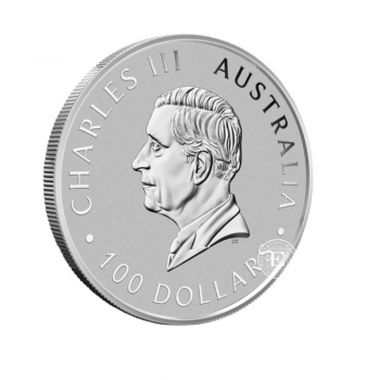 1 oz (31.10 g) pièce d'platine Kangaroo, Australie  (random year)