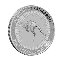1 oz (31.10 g) pièce d'platine Kangaroo, Australie  (random year)