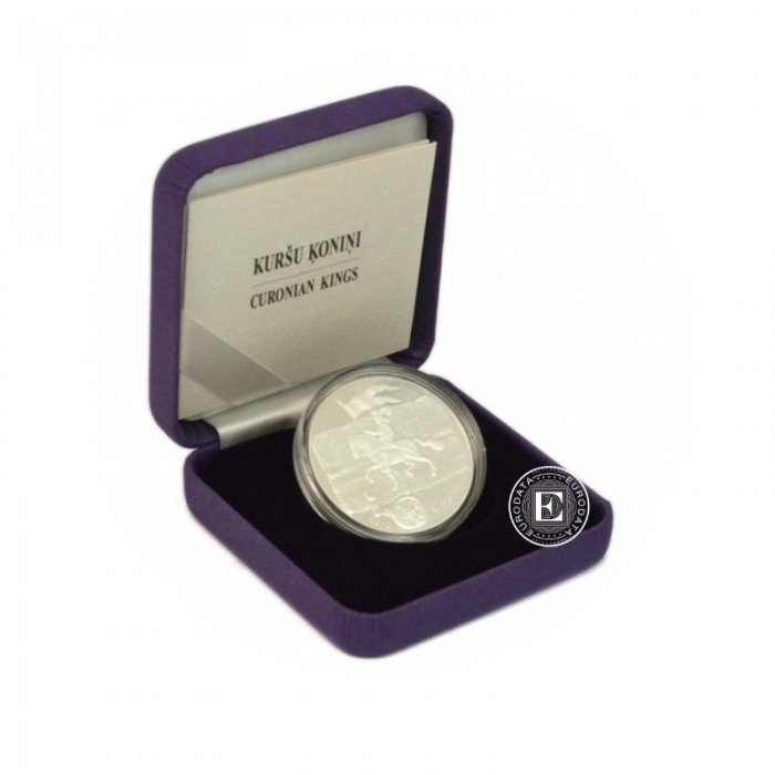 5 Eur (22 g) pièce d'argent PROOF Curonian Kings, Lettonie 2018