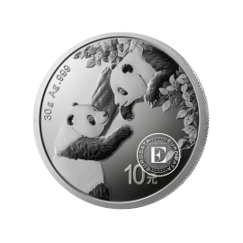 30 g pièce d'argent Panda, Chine 2023