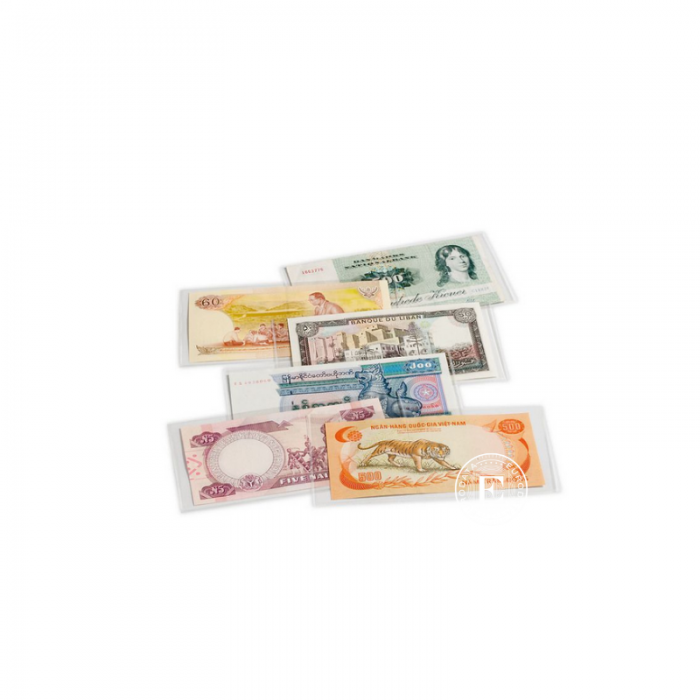 Apsauginių įmaučių banknotams pakuotė, Leuchtturm (50 vnt.)
