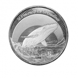 1 oz (31.10 g) pièce d'argent St. Vincent & The Grenadines - Humpback Whale, Caraïbes de l'Est 2023