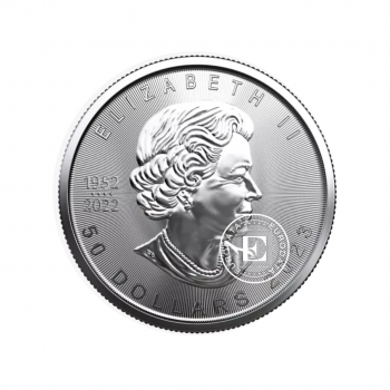 1 oz (31.10 g) platininė moneta Klevo lapas, Kanada 2023