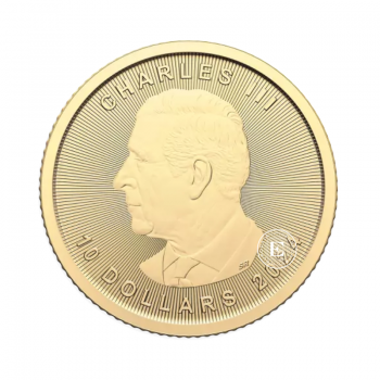 1/4 oz (7.78 g) gold coin Maple Leaf, Canada 2024