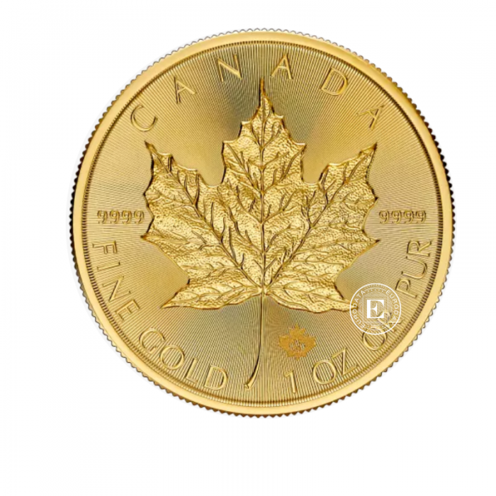 1 oz (31.10 g) pièce d'or Maple Leaf, Canada 2024