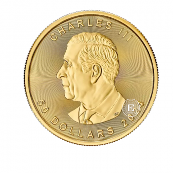 1 oz (31.10 g) złota moneta Maple Leaf, Kanada 2024