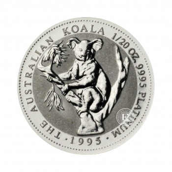 1/20 oz (1.55 g) platininė moneta Koala, Australija (mix metai)