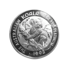 10 oz (311 g) pièce de platine Koala, Australie 1993
