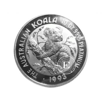 10 oz (311 g) platininė moneta Koala, Australija 1993