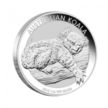 1 oz (31.10 g) silbermünze Koala, Australien 2012