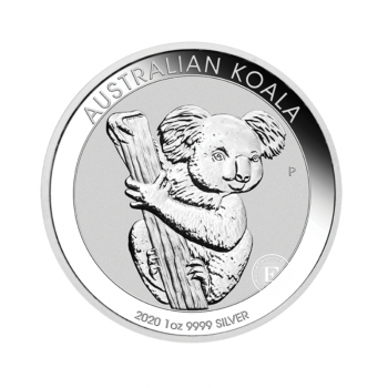 1 oz (31.10 g) silbermünze Koala, Australia 2020
