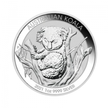1 oz (31.10 g) silver coin Koala, Australia 2021