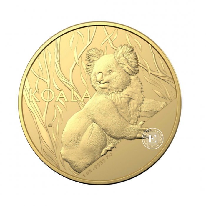 1 oz (31.10 g)  złota moneta Koala, Australia 2024