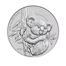 1 oz (31.10 g)  pièce d'argent Koala, Australie 2024
