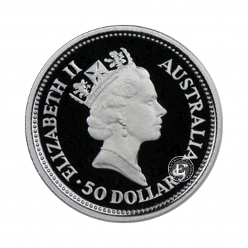 1/2 oz (15.55 g)  pièce de platine Koala, Australie (random year)