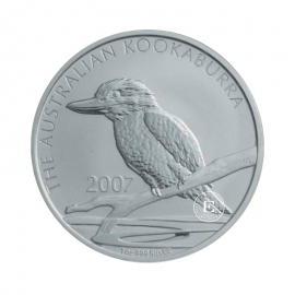 1 oz (31.10 g) silbermünze Kookaburra, Australia 2007