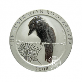 1 kg srebna moneta Kookaburra, Australia, 2008
