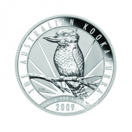 1 kg sidabrinė moneta, Kookaburra, Australija, 2009