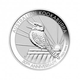 1 kg srebna moneta Kookaburra, Australia, 2020