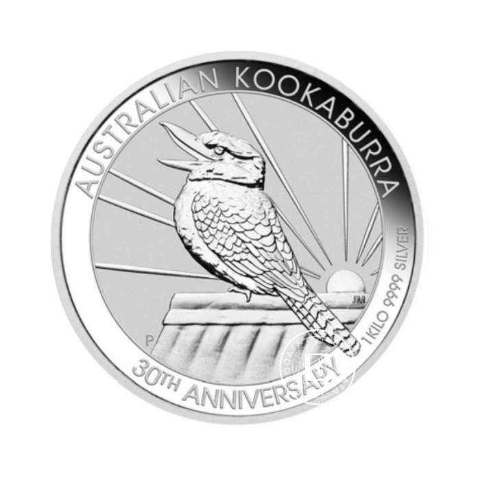 1 kg pièce d'argent Kookaburra, Australia 2020
