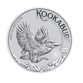 1 oz (31.10 g) sidabrinė moneta Kookaburra, Australija 2024