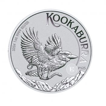 1 oz (31.10 g) sidabrinė moneta Kookaburra, Australija 2024