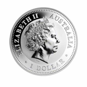 622 g sidabrinių monetų jubiliejinis rinkinys Kookaburra, Australija 1990 - 2009 (be dėžutės)