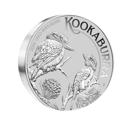 1 kg  sidabrinė moneta Kookaburra, Australija 2023