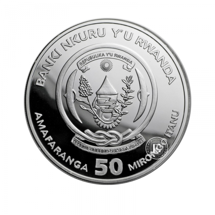  1 oz (31.10 g) pièce d'argent Great Eastern, Rwanda 2023