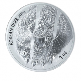 1 oz (31.10 g)  srebrna moneta Korean Tiger, Korea Południowa 2022