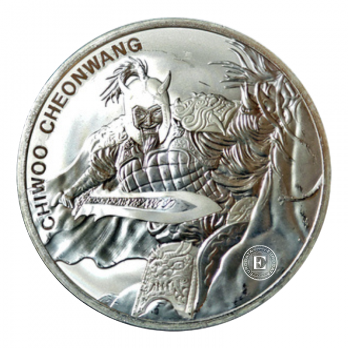 1 oz (31.10 g) silver coin Chiwoo Cheonwang, South Korea 2018