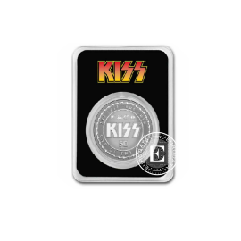 1 oz (31.10 g) silbermünze auf der Karte KISS 50 Jahrestag, Niue 2023