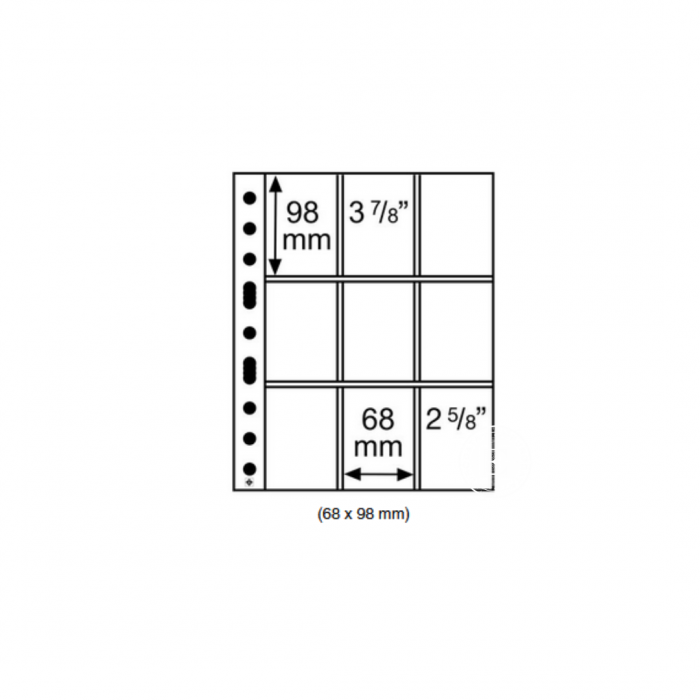 SH 312 pack d'inserts en plastique, Leuchtturm