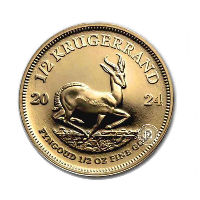 1 oz (31.10 g) złota moneta PROOF Krugerrand, Republika Południowej Afryki 2024 (z certyfikatem)